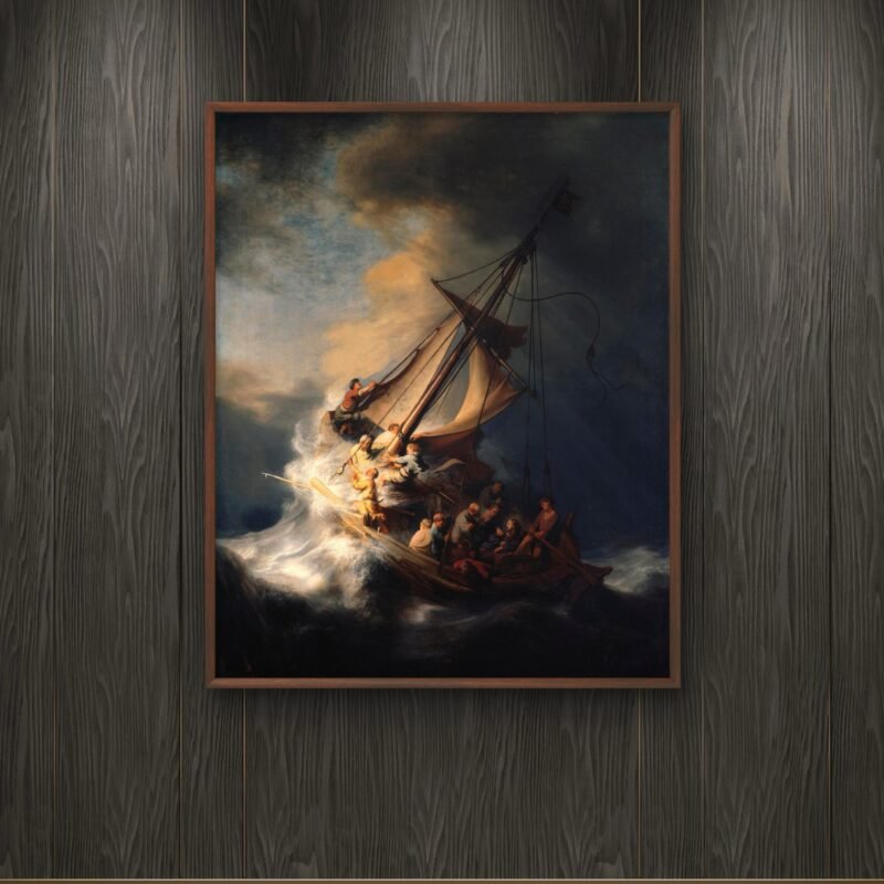 A Tempestade no Mar da Galileia de Rembrandt
