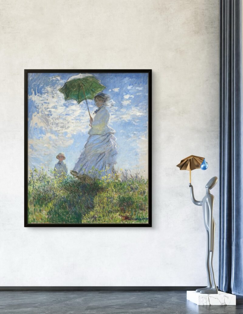 A Mulher com um Guarda-sol de Claude Oscar Monet