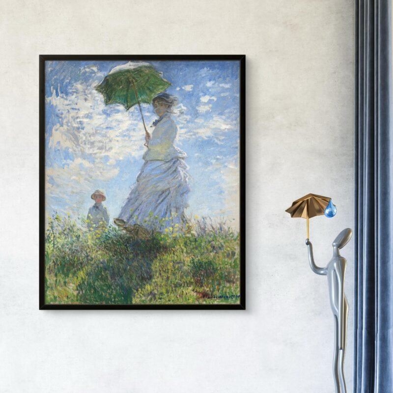 A Mulher com um Guarda-sol de Claude Oscar Monet