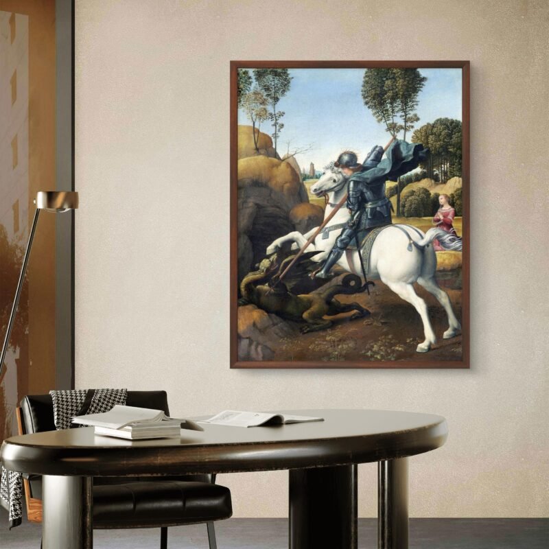 São Jorge e o Dragão de Raphael Raffaello